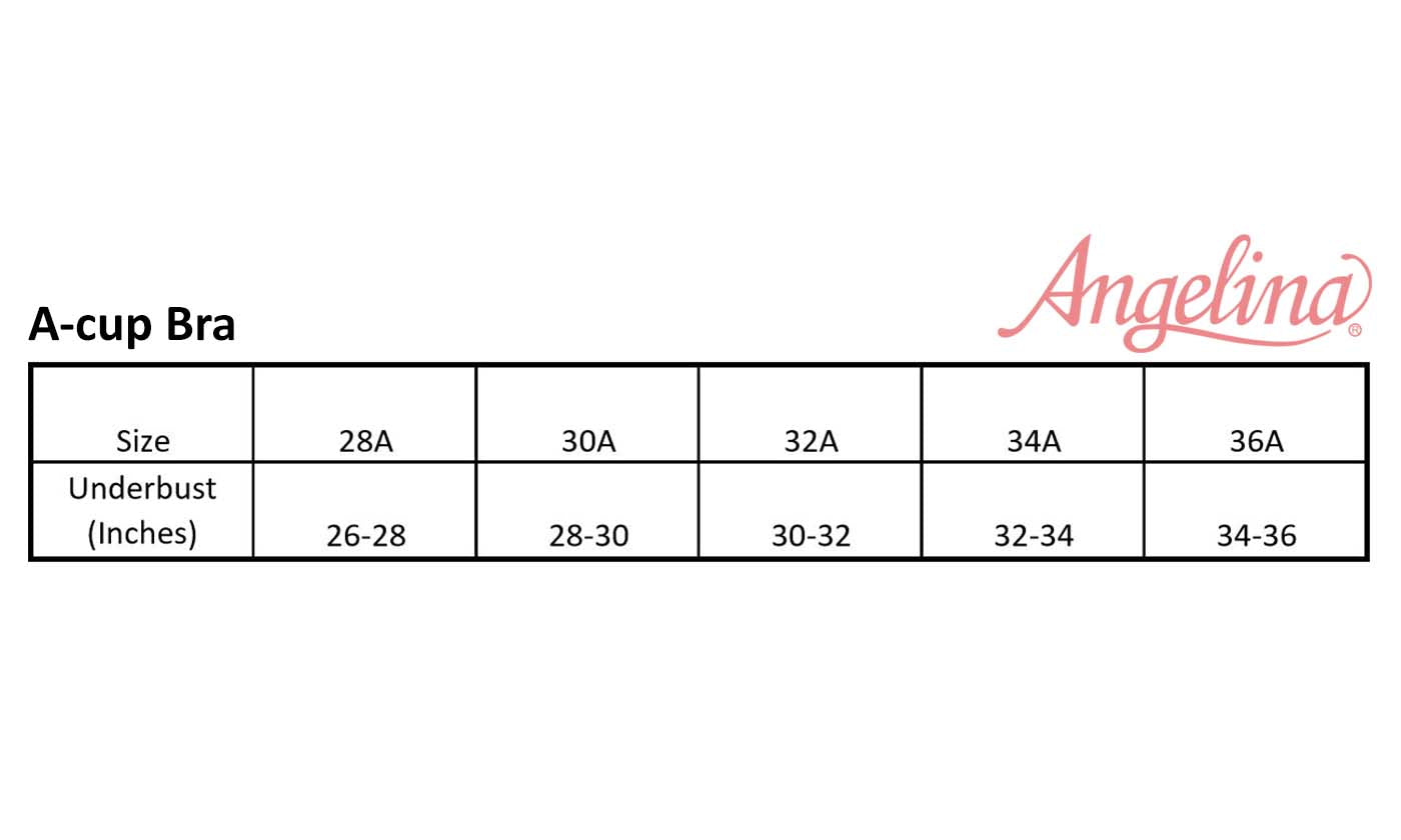 Wired Floral Lace Embroidered A-Cup Bras (6-Pack)