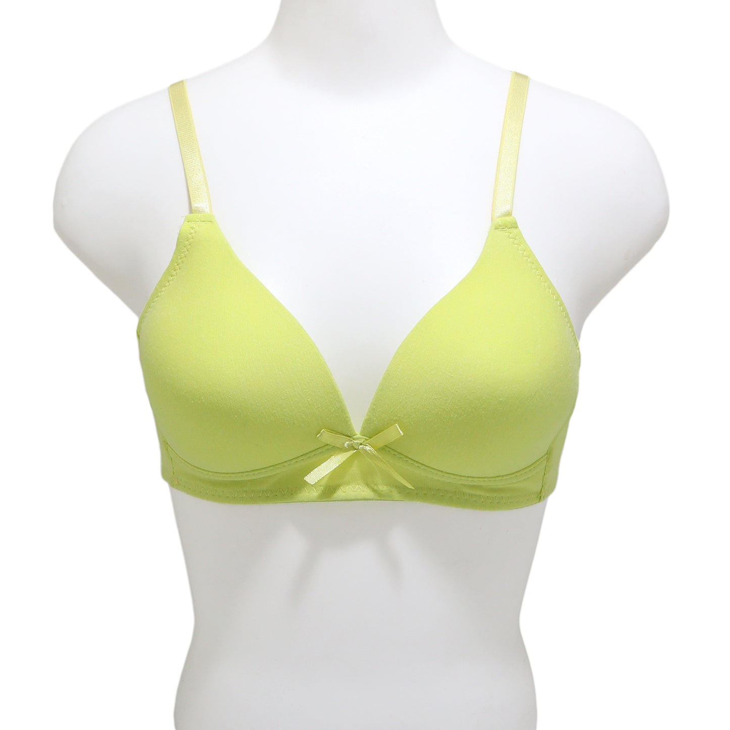 Wire-Free, Lightly Padded Cotton A-Cup Bra (6-Pack)