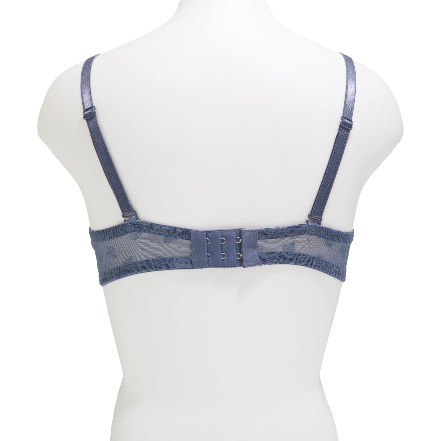 Wired A-Cup Bras with Mesh Diamond Print Design (6-Pack)