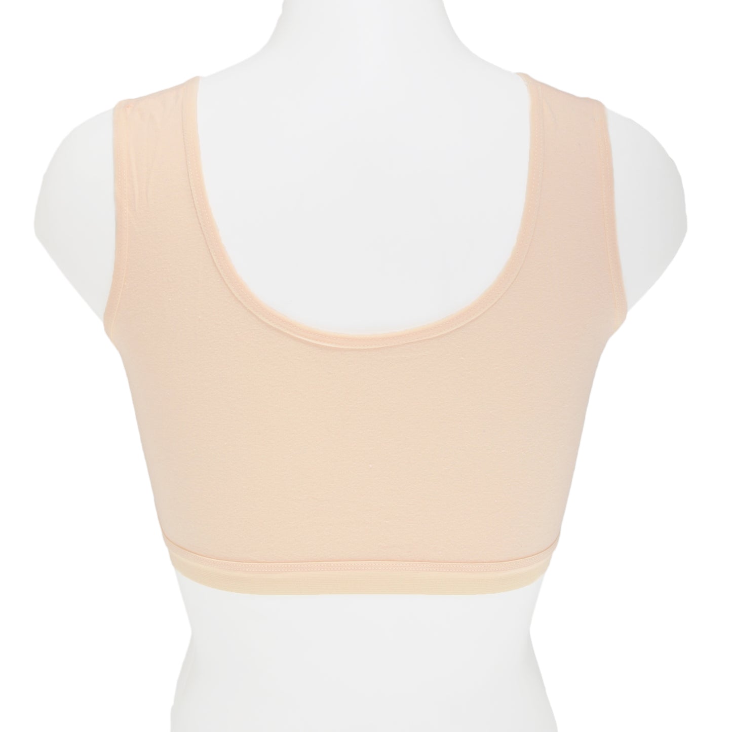 Girls Basic Wide Straps Wireless Training Bras (6-Pack)