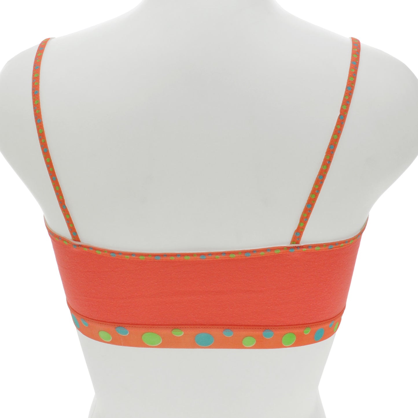 Girls' Cotton Cami Style Training Bras with Fashion Print (6-Pack)