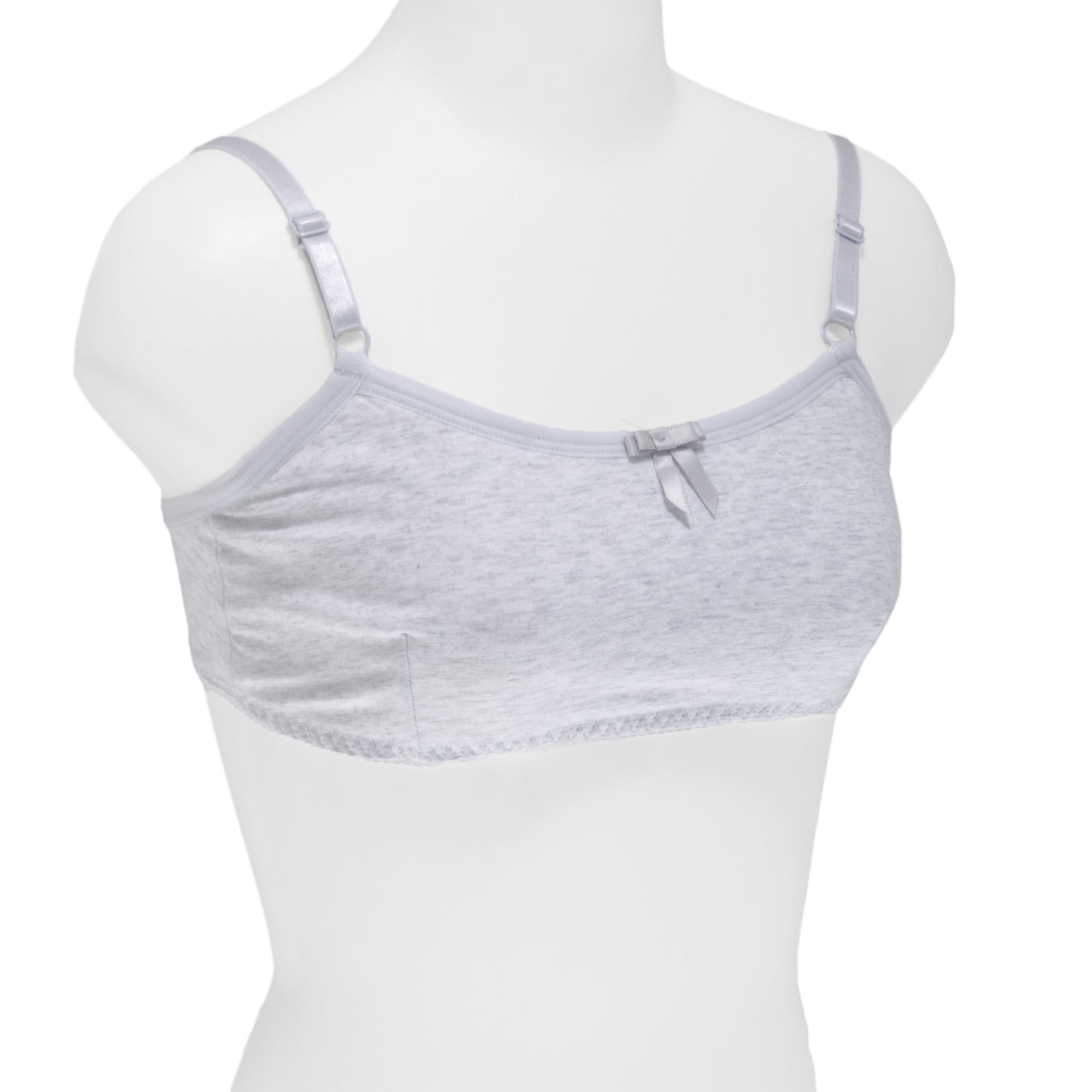 Girl's Wire-free Classic Cotton Training Bra (6-Pack)