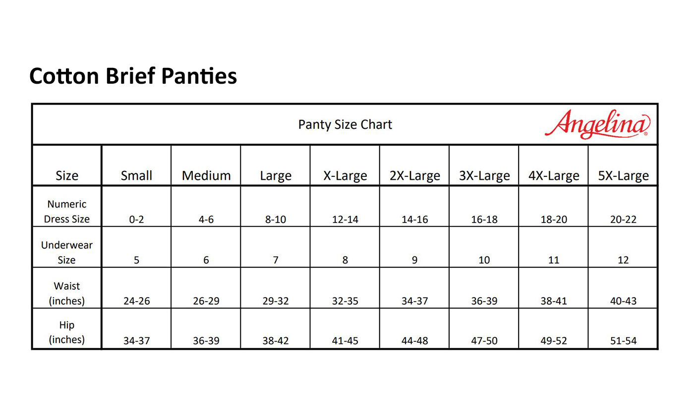 Cotton Classic Brief Panties with Rib Knit (12-Pack)