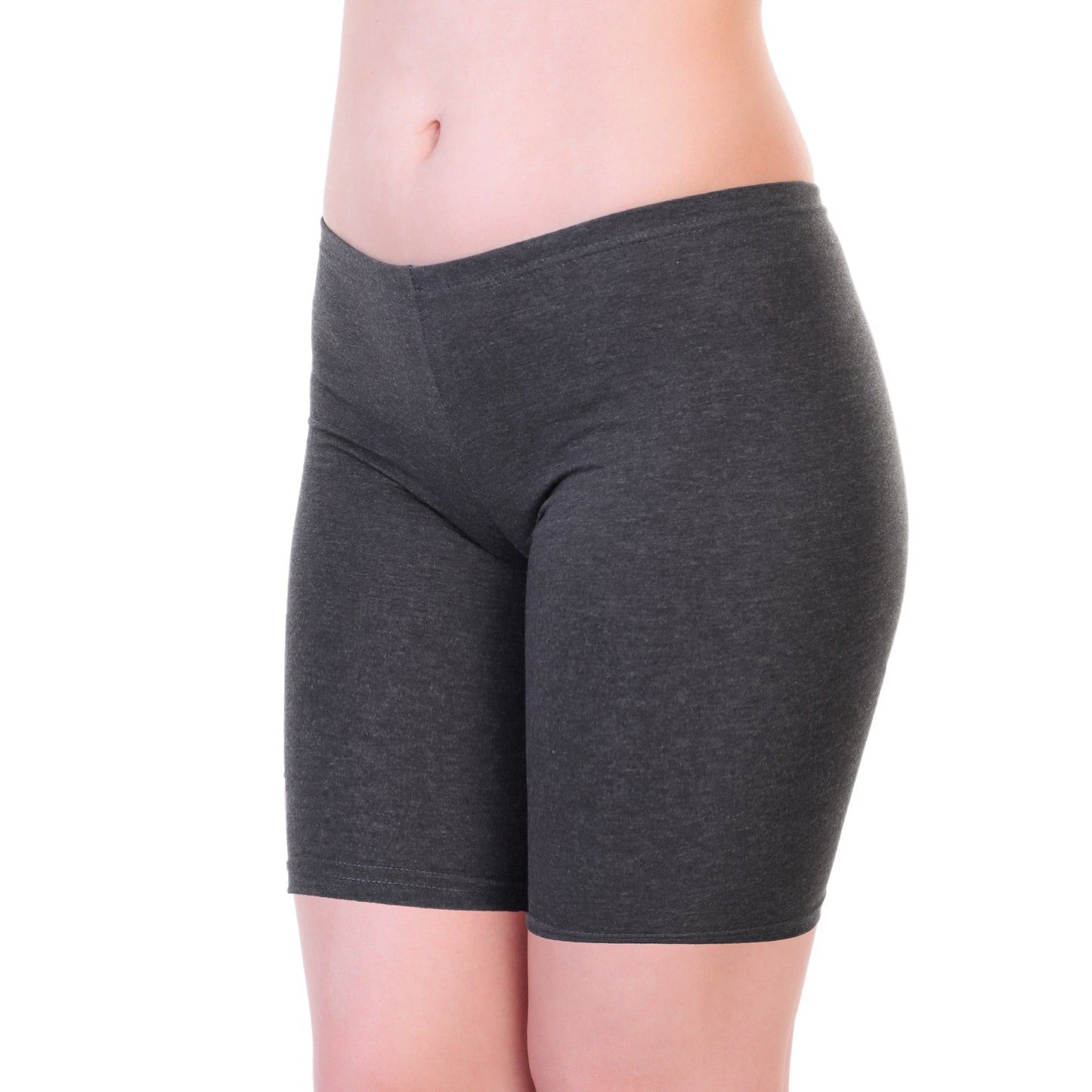Cotton Mid Thigh Safety Bike Short Panties (6-Pack)