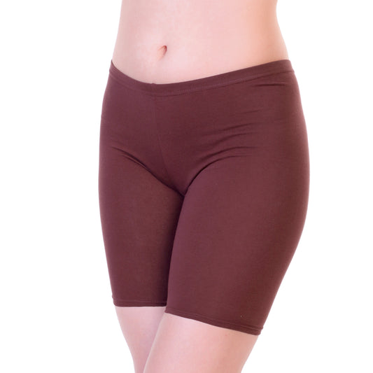 Cotton Mid Thigh Safety Bike Short Panties (6-Pack)