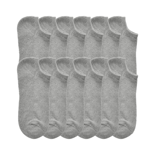 Unisex No-Show Socks (12-Pairs)