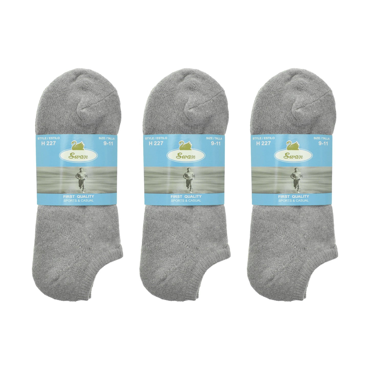 Unisex No-Show Socks (12-Pairs)