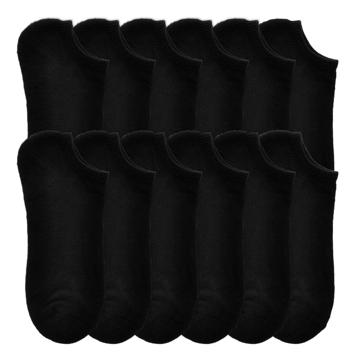 Unisex No-Show Socks (12-Pairs)