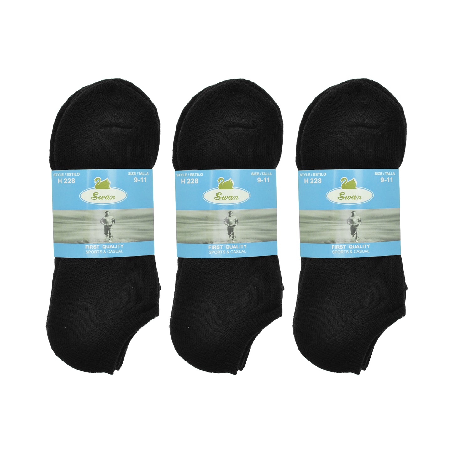 Unisex No-Show Socks (12-Pairs)