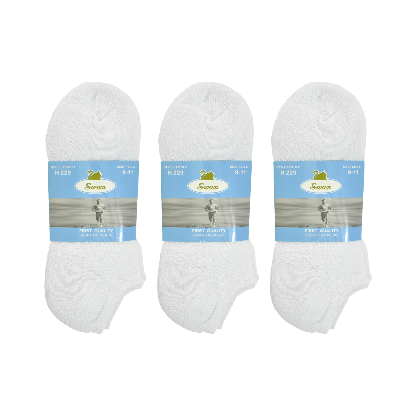 Unisex No-Show Socks (12-Pairs)