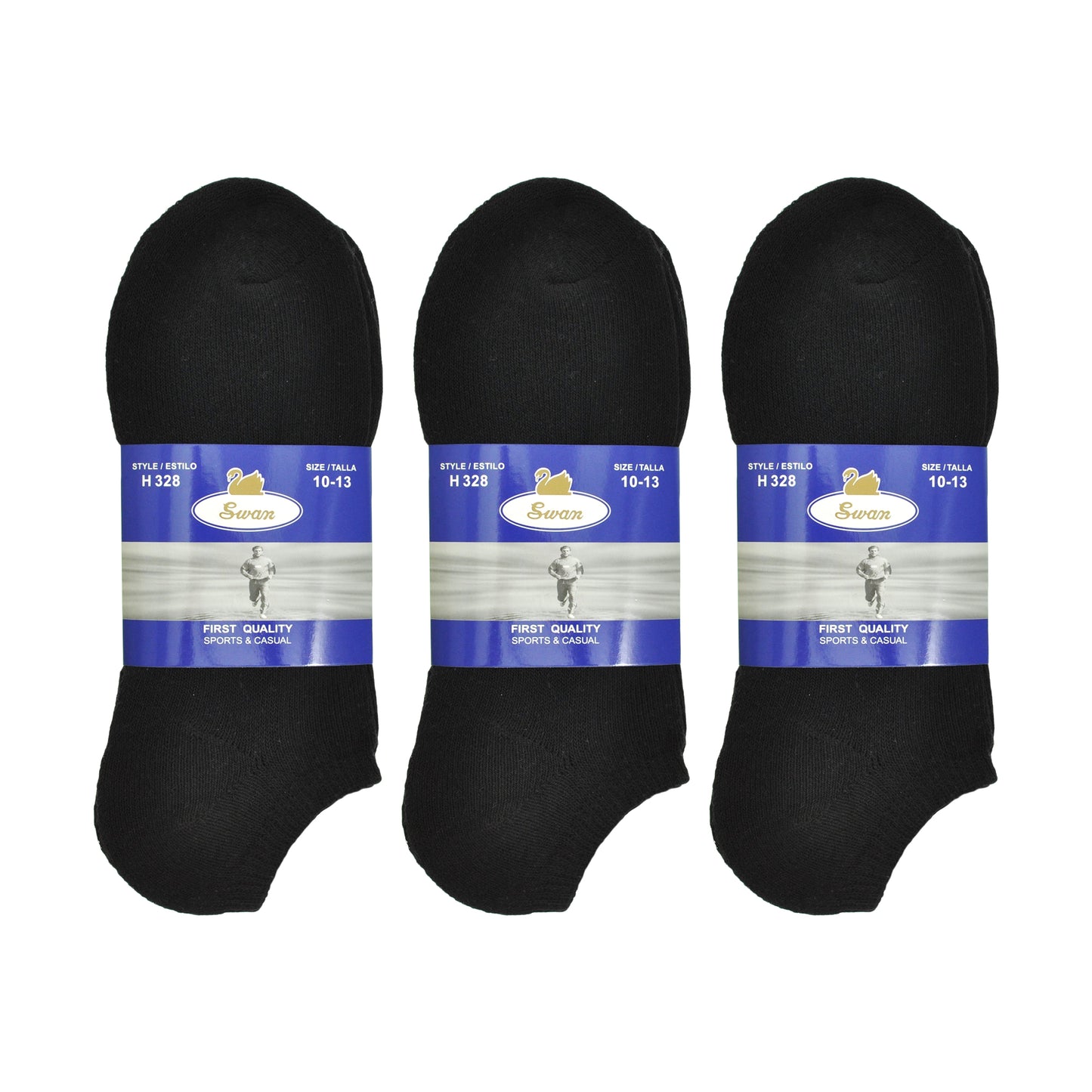 Unisex No-Show Socks (12-Pairs)