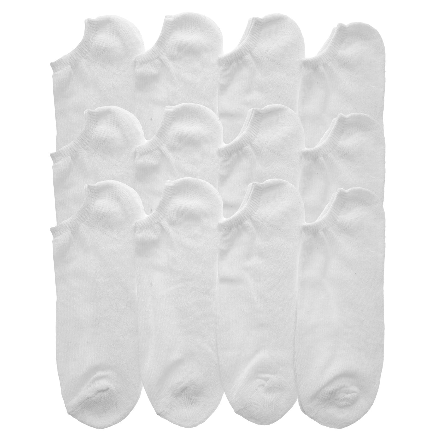 Unisex No-Show Socks (12-Pairs)