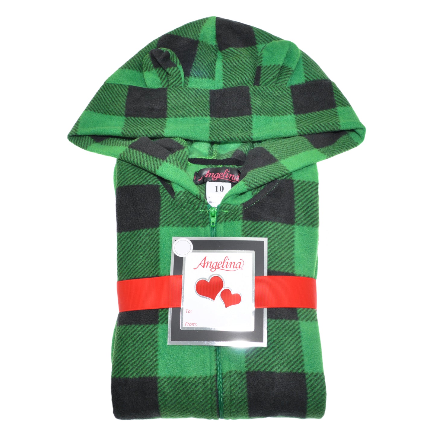 Unisex FLEECE Novelty One-Piece Hooded Pajamas (1-Pack)