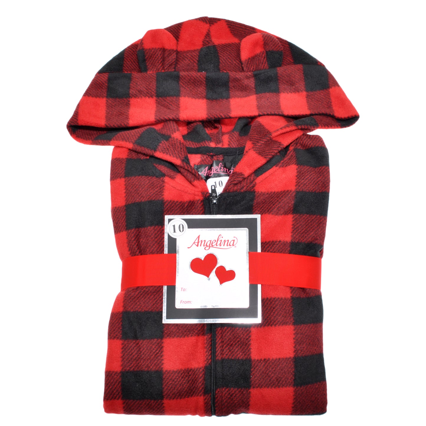 Unisex FLEECE Novelty One-Piece Hooded Pajamas (1-Pack)