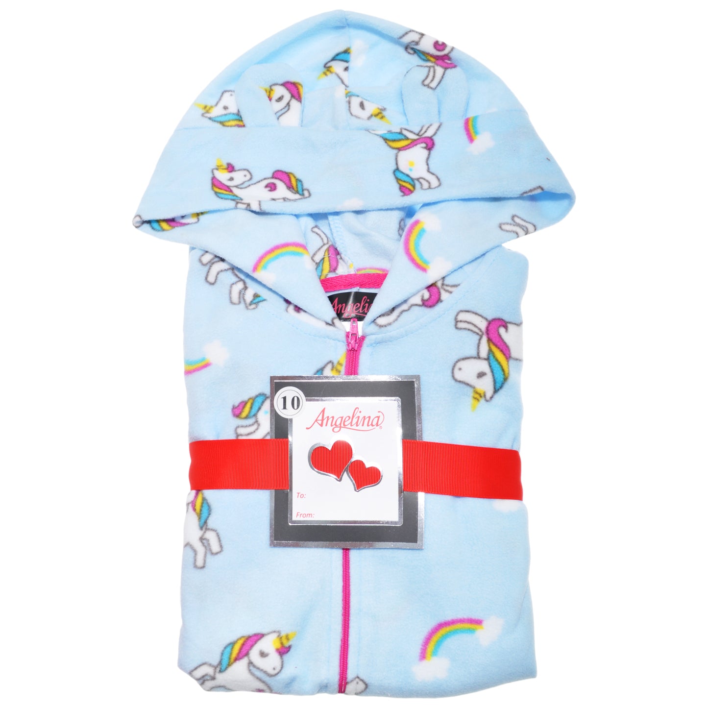Unisex FLEECE Novelty One-Piece Hooded Pajamas (1-Pack)