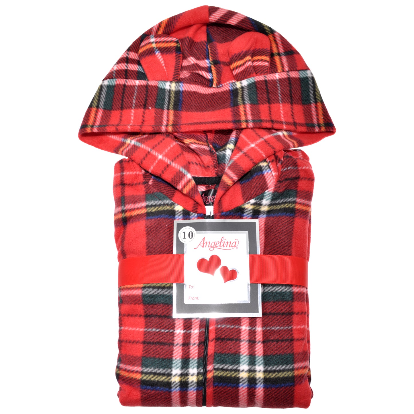 Unisex FLEECE Novelty One-Piece Hooded Pajamas (1-Pack)