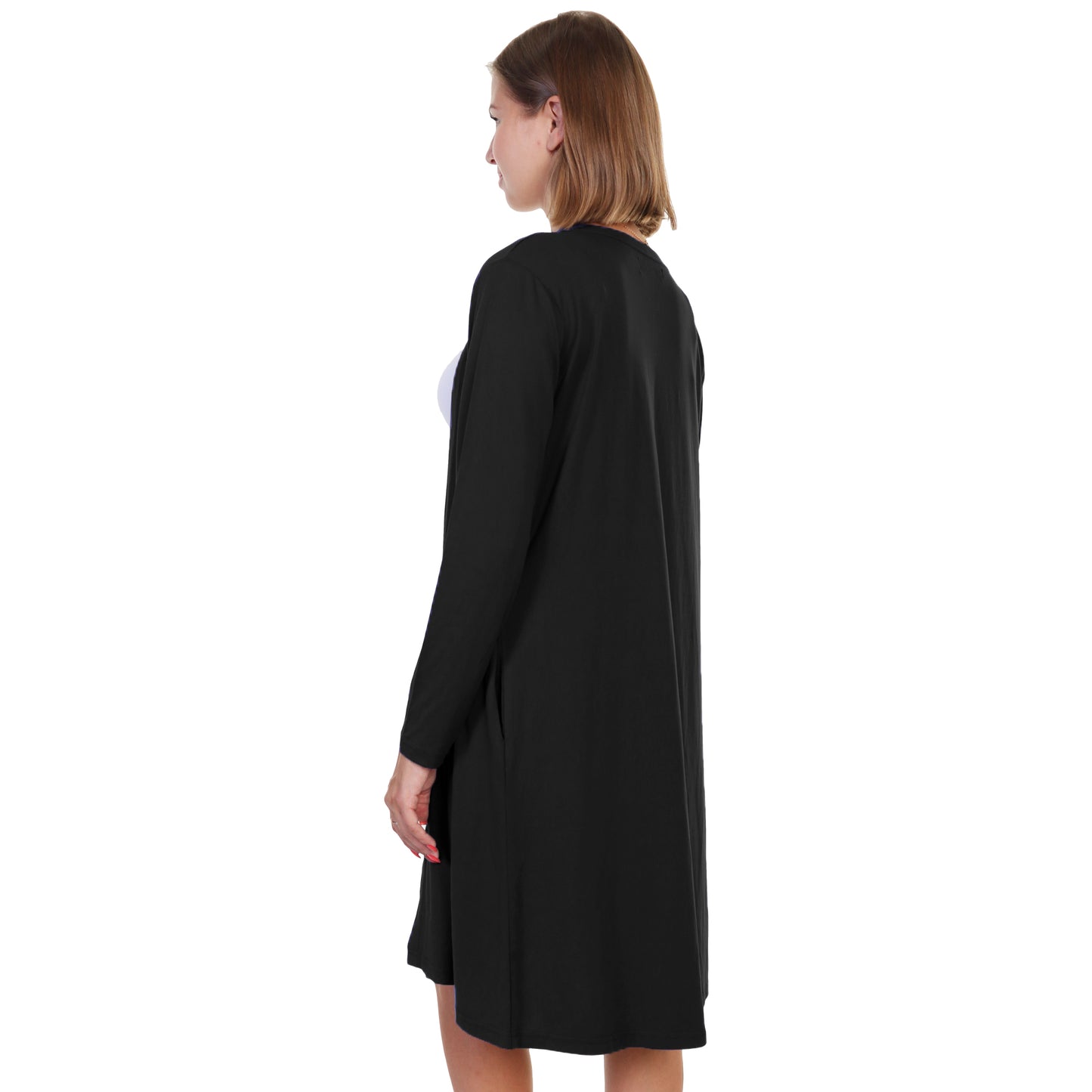 Brushed Microfiber Tank Dress and Cardigan Separates (1-Pack)