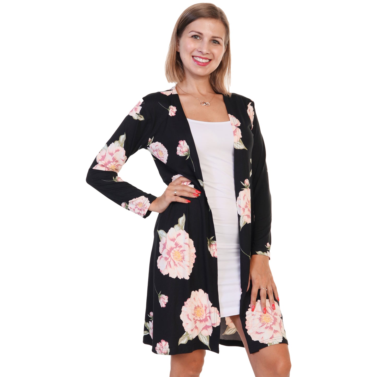 Brushed Microfiber Tank Dress and Cardigan Separates (1-Pack)