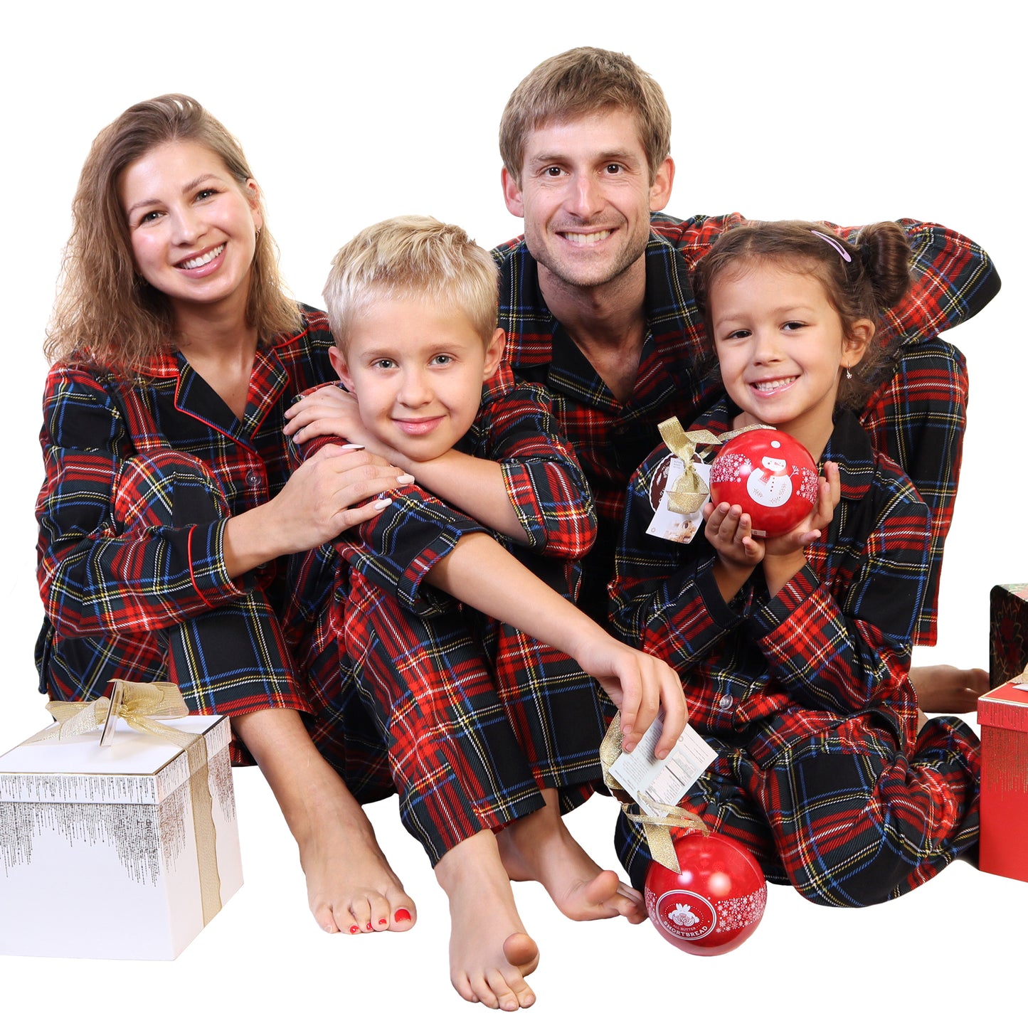 COZY Flannel Notch Collar Pajama Set (1-Pack)