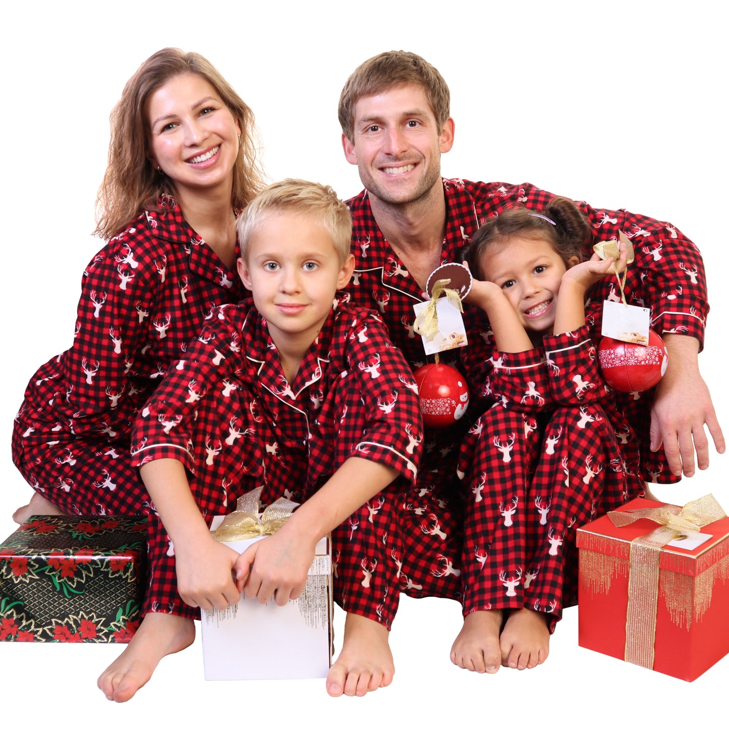 COZY Flannel Notch Collar Pajama Set (1-Pack)