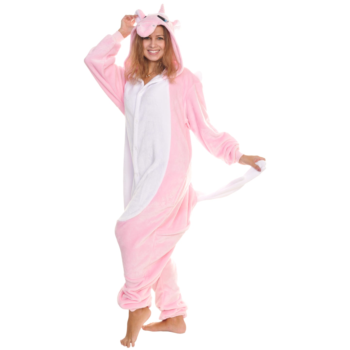 Unisex Plush Animal One-Piece Novelty Sleep/Lounge Wear (1-Pack)