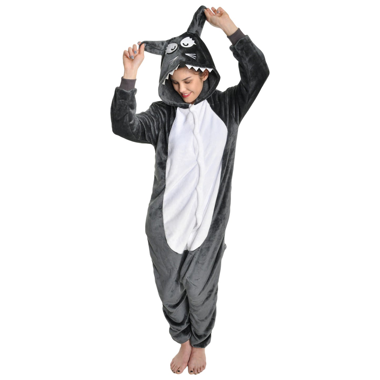 Unisex Plush Animal One-Piece Novelty Sleep/Lounge Wear (1-Pack)