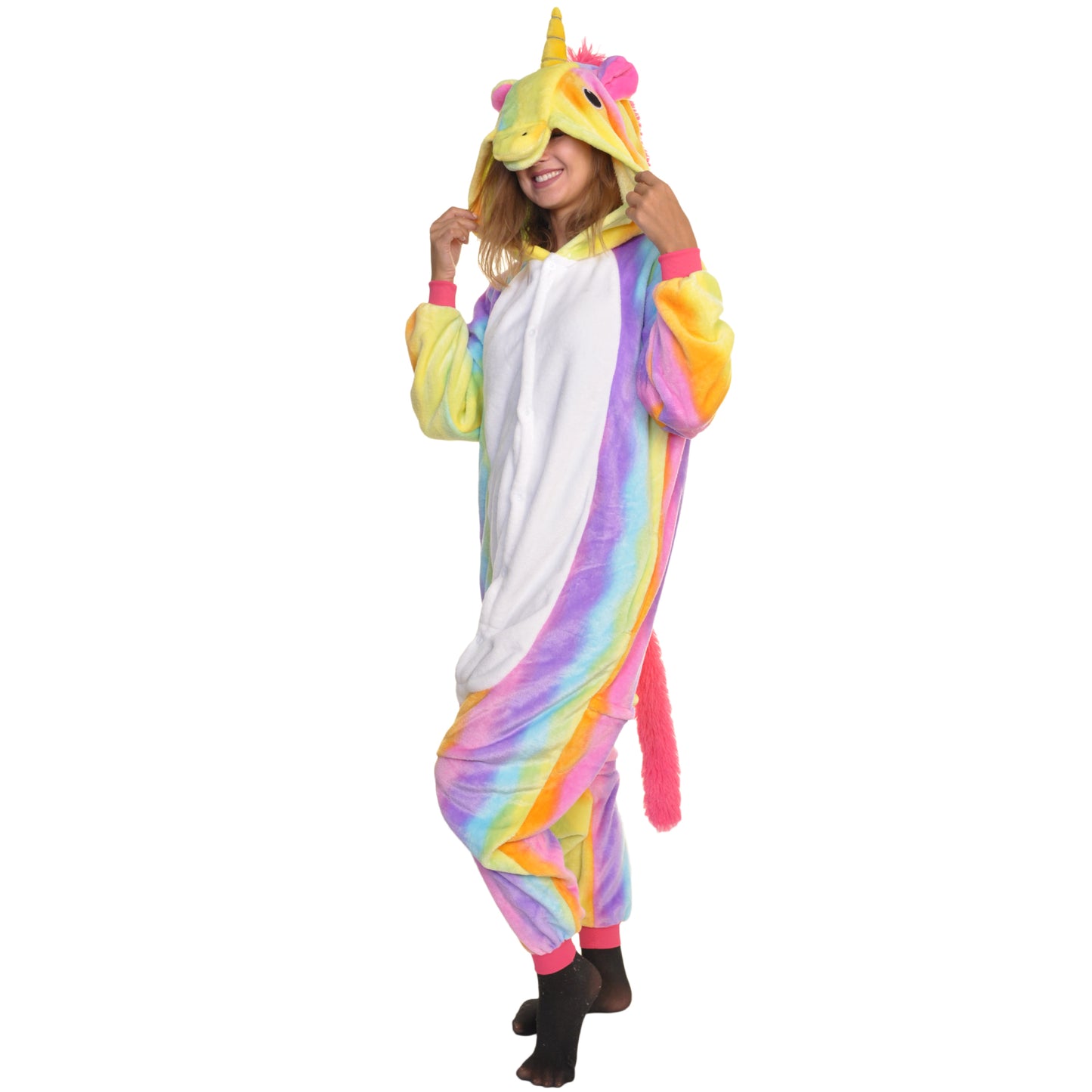 Unisex Plush Animal One-Piece Novelty Sleep/Lounge Wear (1-Pack)