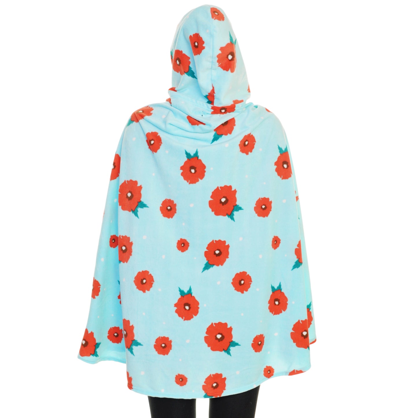 Cozy Fleece Hooded Wearable Blanket (1-Pack)