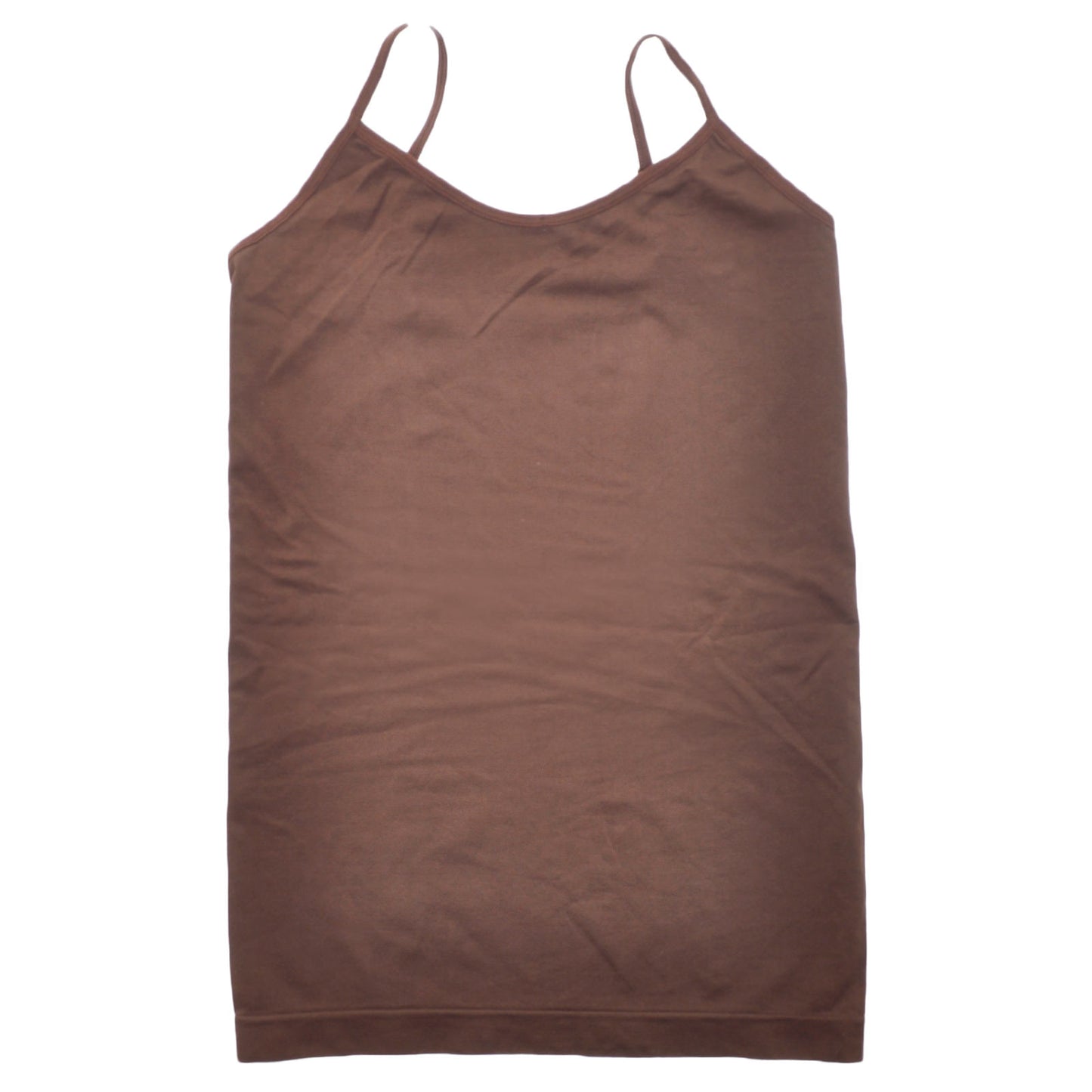 Seamless Tank Top with Adjustable Spaghetti Straps (1 or 6 Pack)