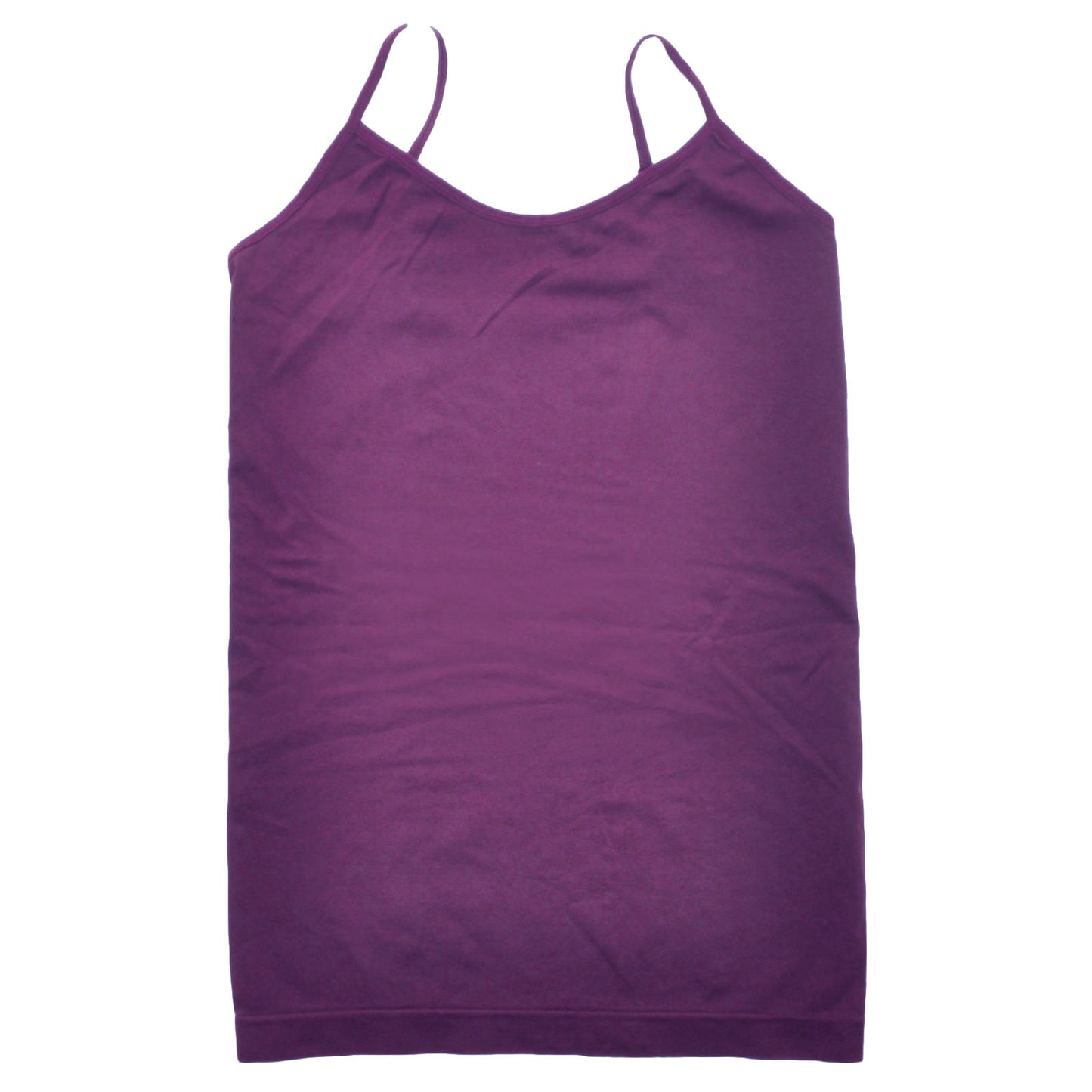 Seamless Tank Top with Adjustable Spaghetti Straps (1 or 6 Pack)