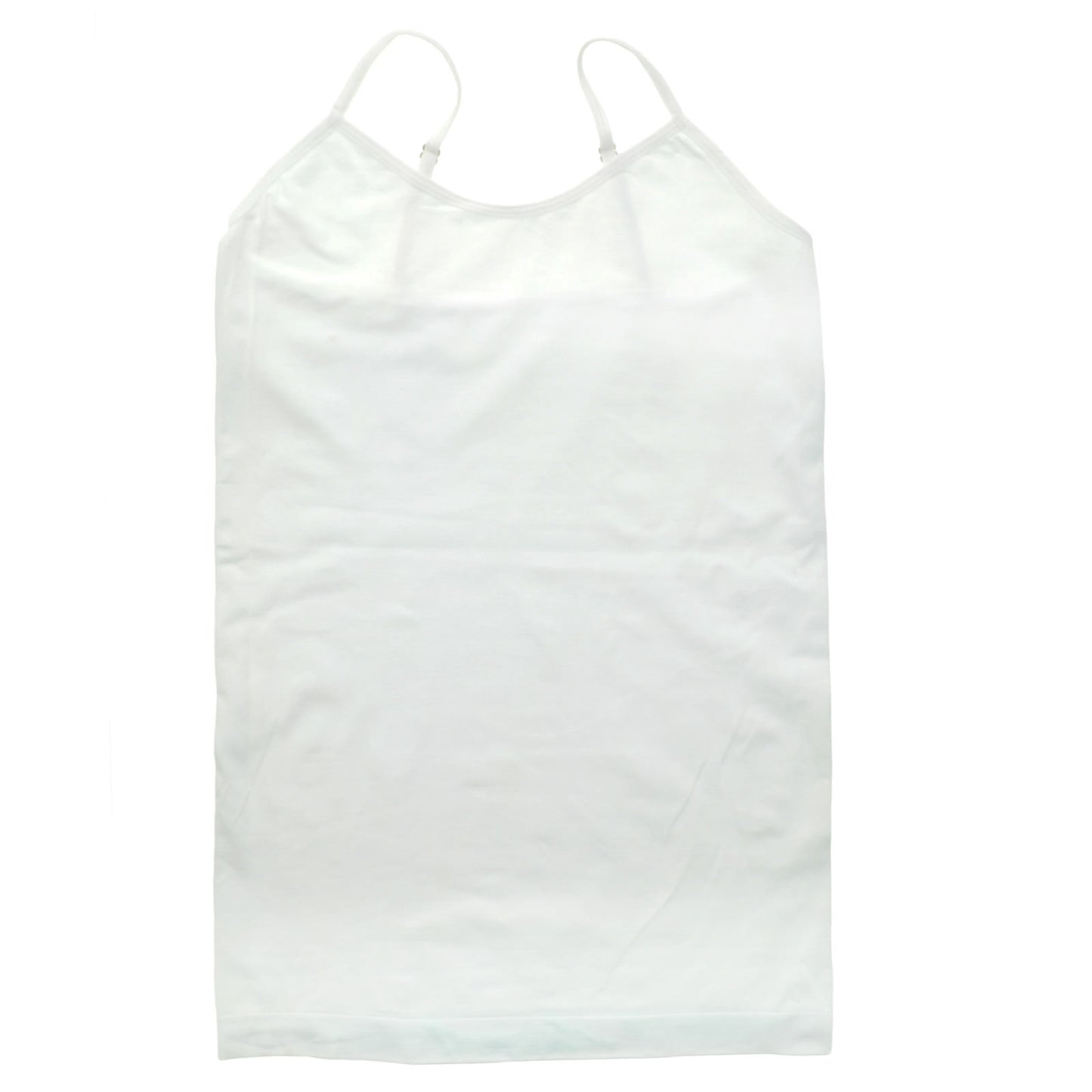 Seamless Tank Top with Adjustable Spaghetti Straps (1 or 6 Pack)