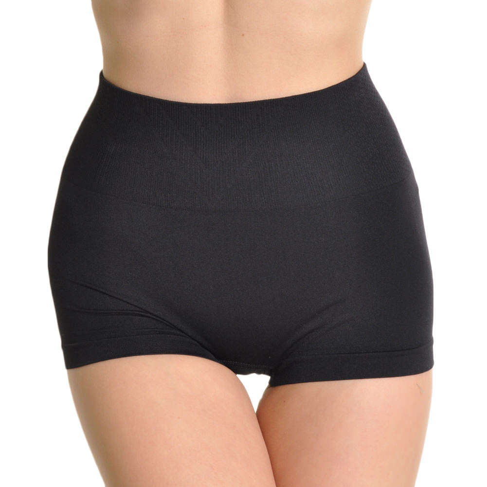 Angelina Women's Seamless Boxers with High Waist Control Top