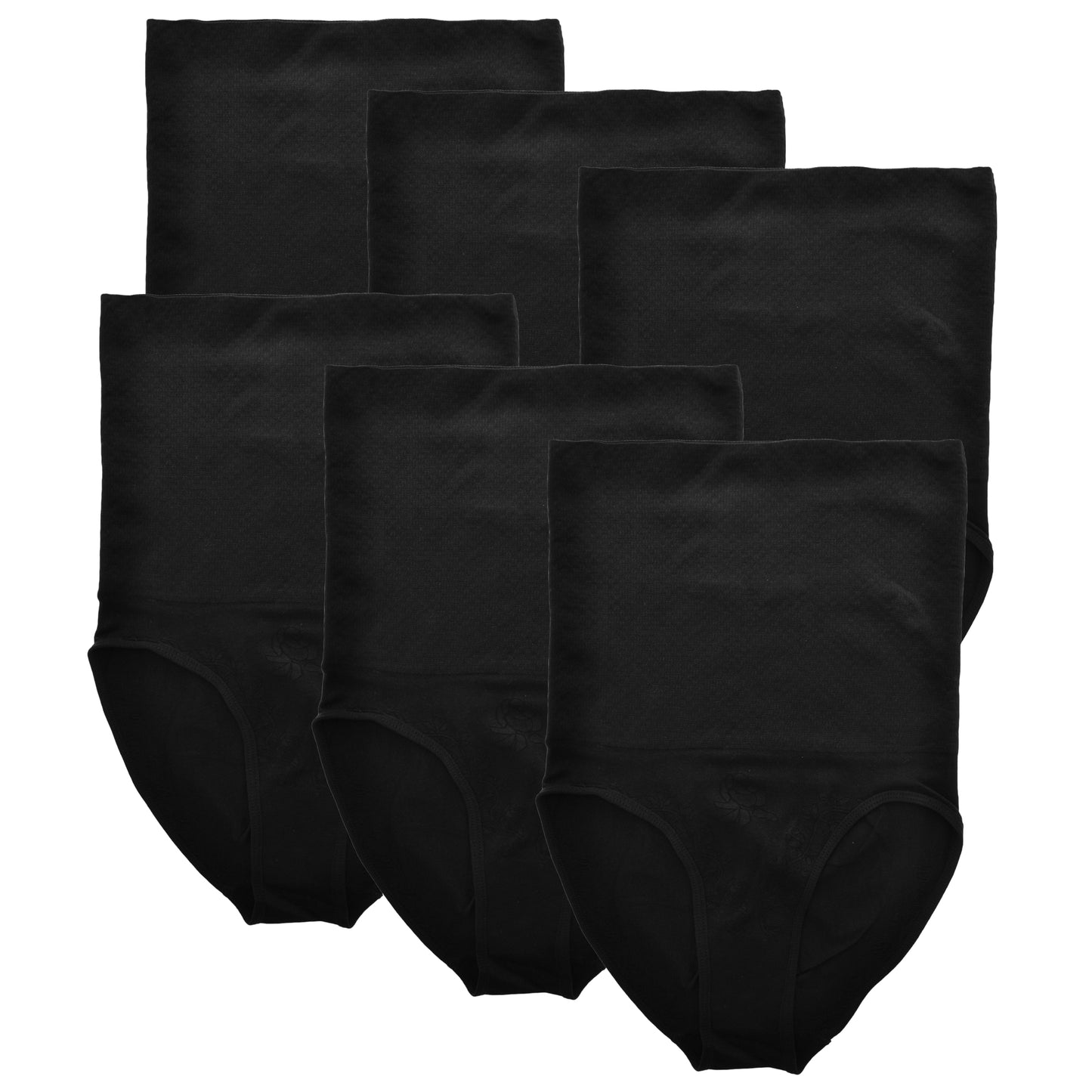 Seamless Shaper Briefs with Double Layer Waist (6-Pack)