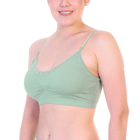 Seamless Bralette with Convertible Straps (6-Pack)