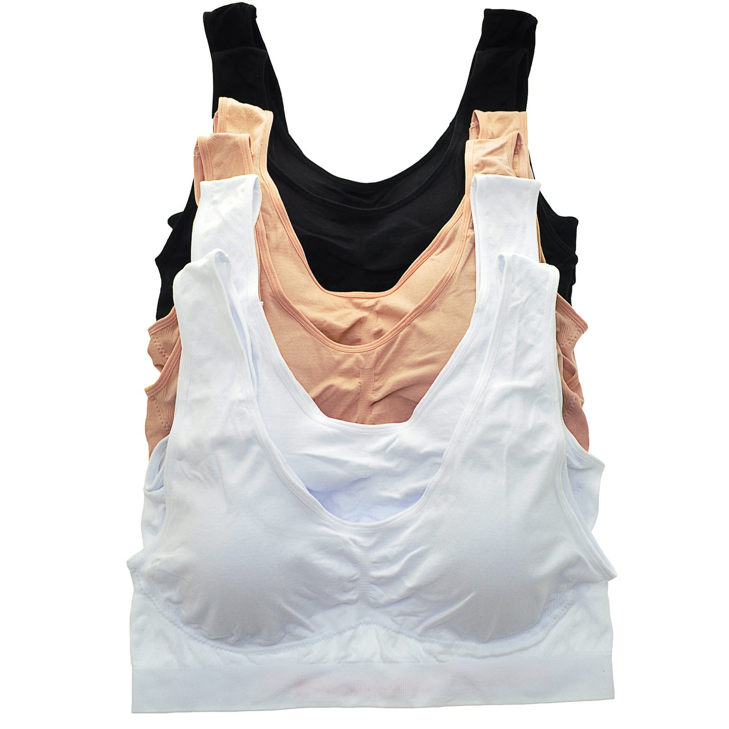 Wire-Free Seamless Classic Bras (6-Pack)