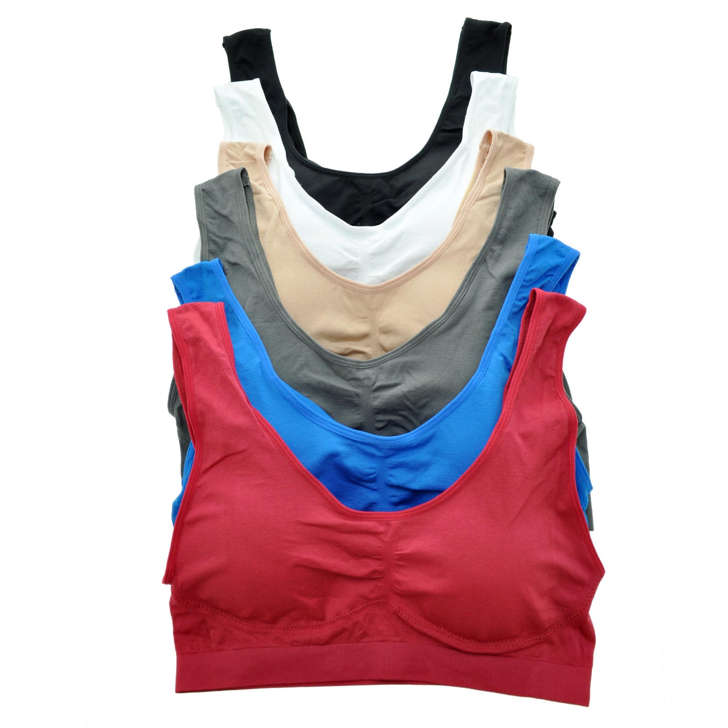 Wire-Free Seamless Classic Bras (6-Pack)