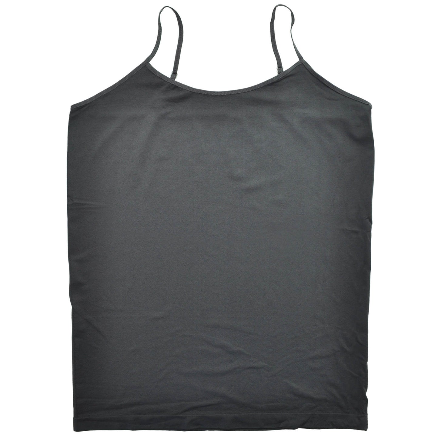 Seamless Tank Top with Adjustable Spaghetti Straps (1 or 6 Pack)
