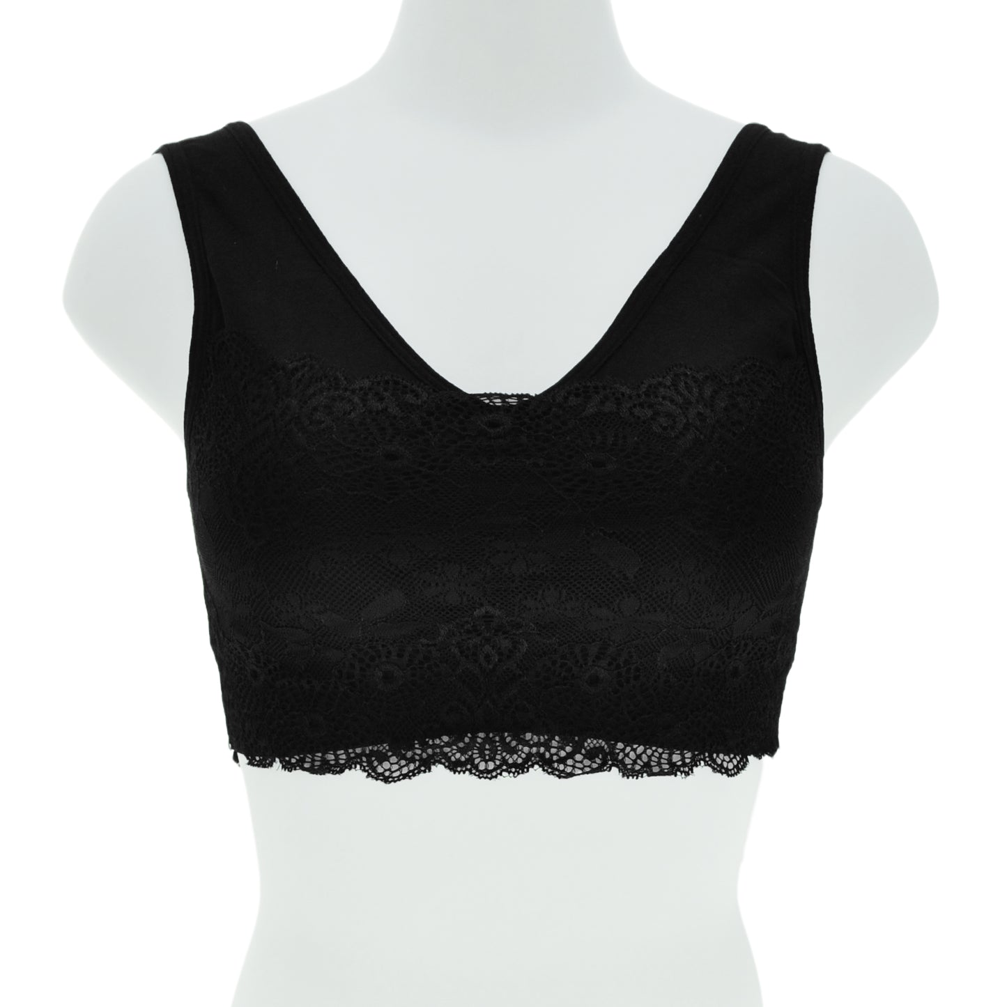 Seamless Girls Training Bra with Lace Modesty Panel (6-Pack)