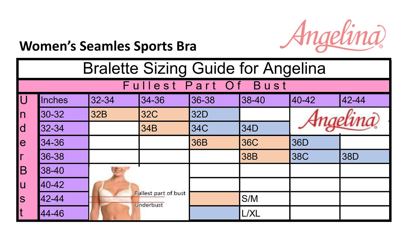 Wire-Free, Seamless Bralette with Front-Zip Closure (6-Pack)