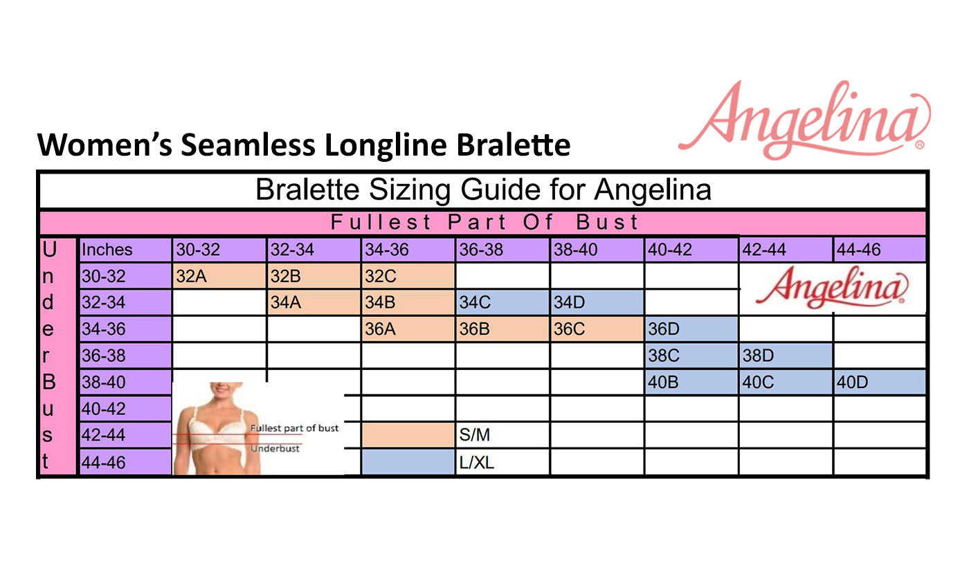 Seamless Long Line Bralette with Racerback Straps (3-Pack)