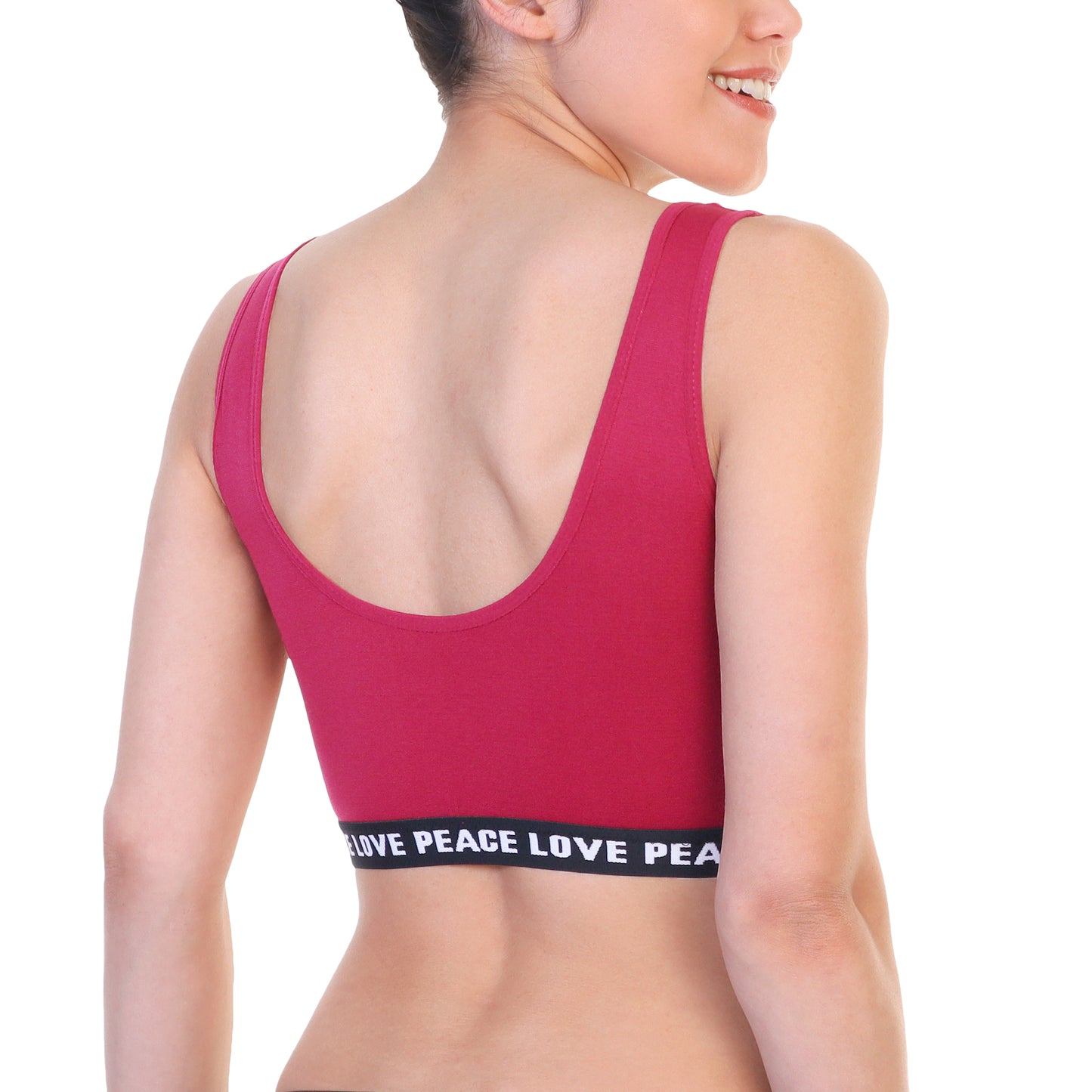 Seamless Wire-free Bralette with Keyhole Design (6-Pack)