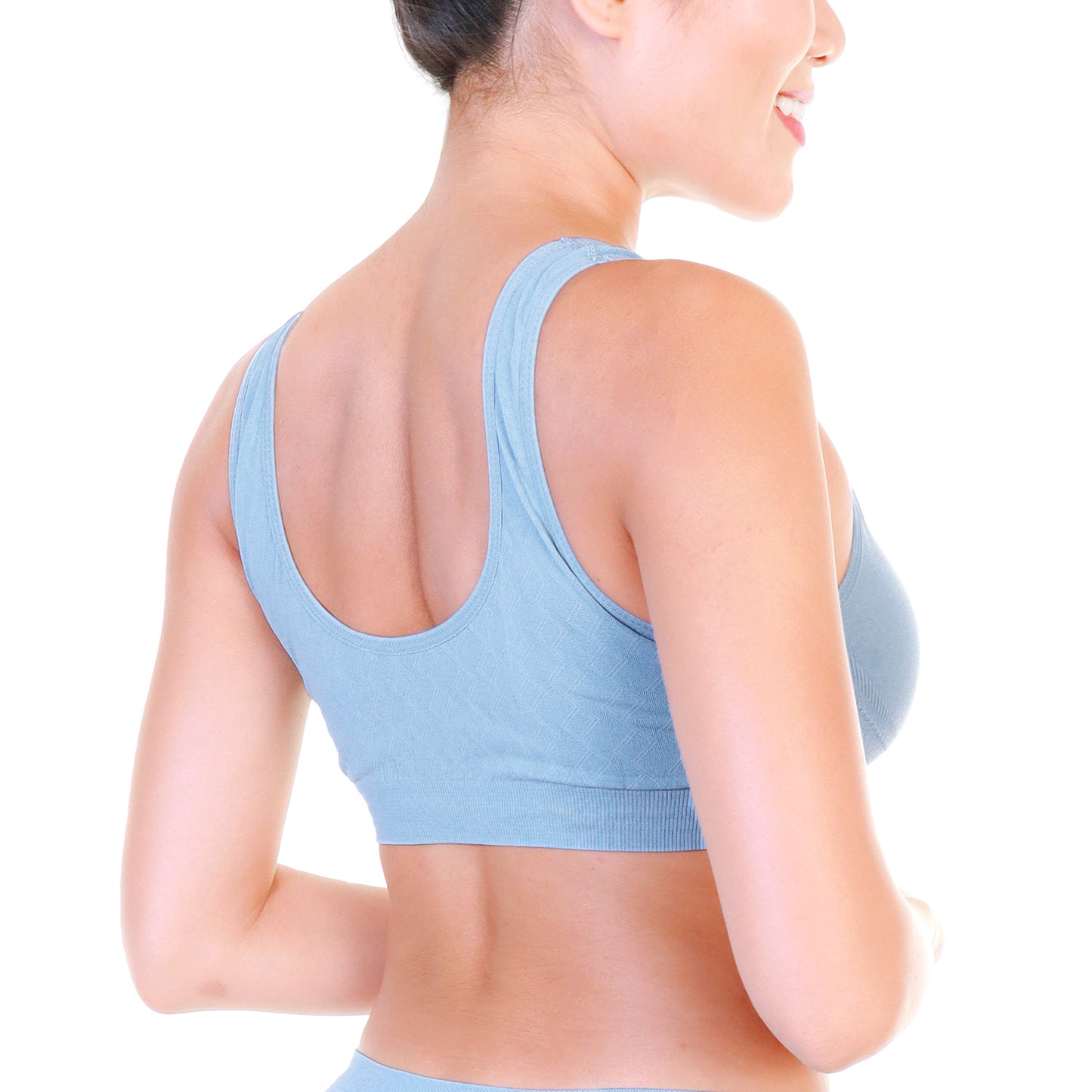 Seamless U-Back Microfiber Bralette and Boyshort Panties (6-Pack)