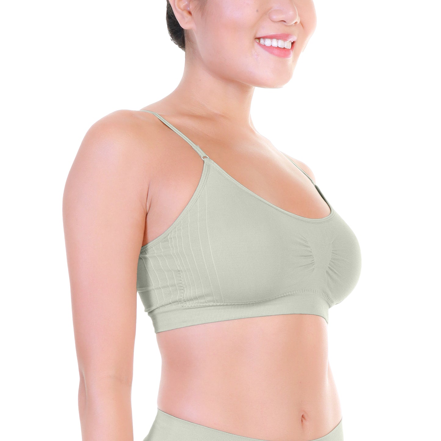 Seamless Wireless Microfiber Bralette and Boyshort Panties (6-Pack)