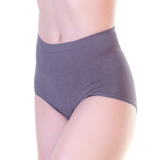 Seamless Cotton Light-Control Mid-Rise Briefs Panties (6-Pack)