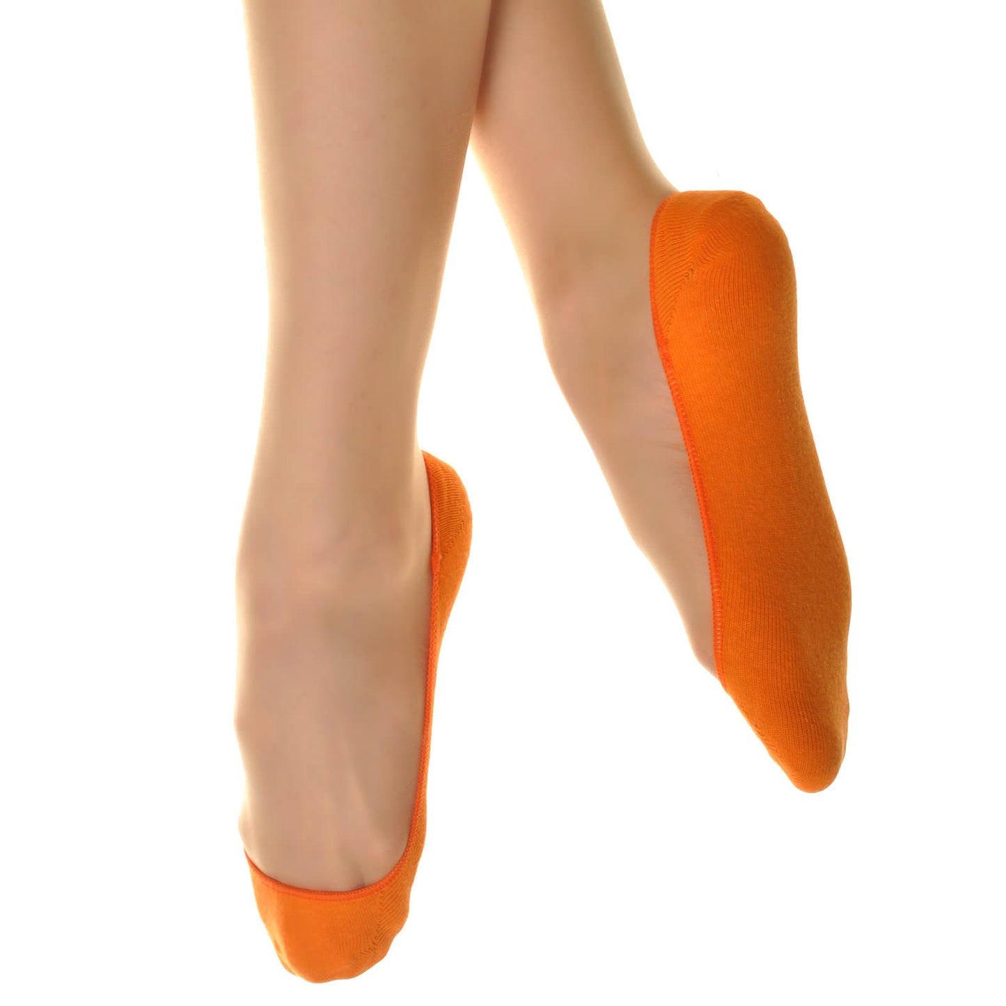 Cotton No-Show Liners with Silicone Grip (6-Pairs)