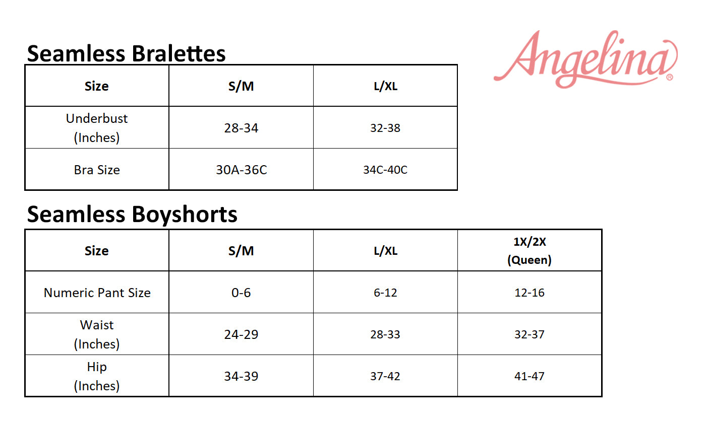 Seamless U-Back Microfiber Bralette and Boyshort Panties (6-Pack)