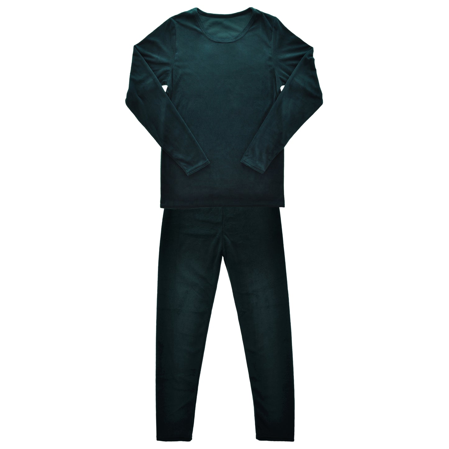 Womens Velvet Long Sleeve Thermal Set (1-Pack)