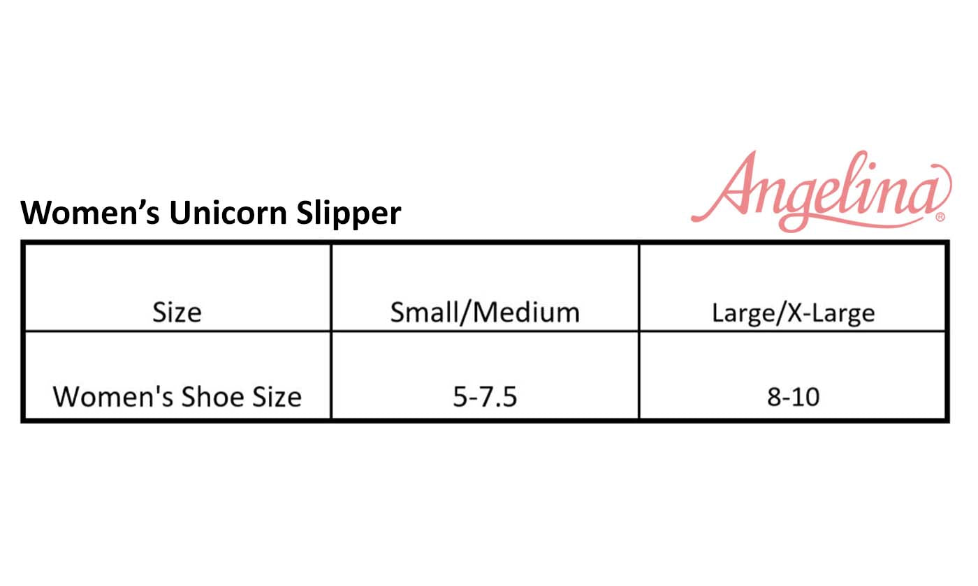 Cozy Unicorn Slippers with Sherpa-Lined Interior (1-Pack)