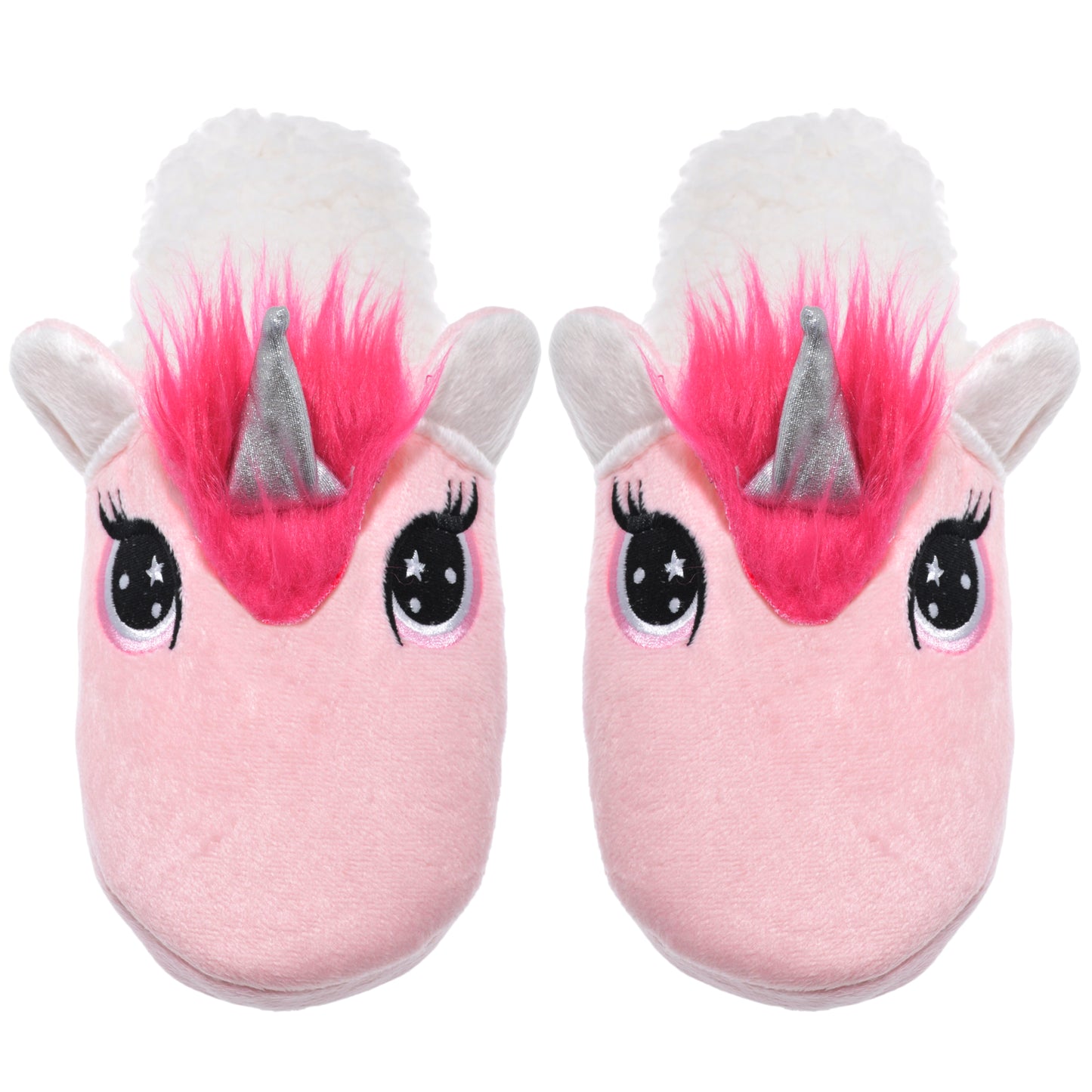 Cozy Unicorn Slippers with Sherpa-Lined Interior (1-Pack)