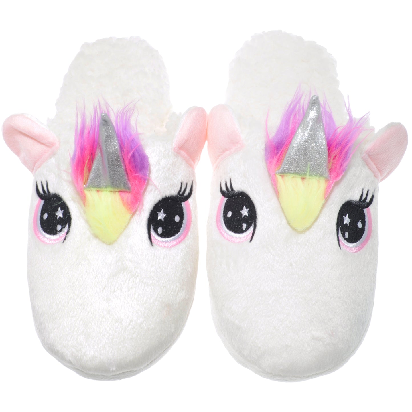 Cozy Unicorn Slippers with Sherpa-Lined Interior (1-Pack)